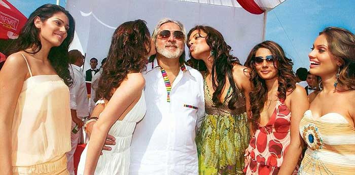 controversial pictures of Vijay Mallya