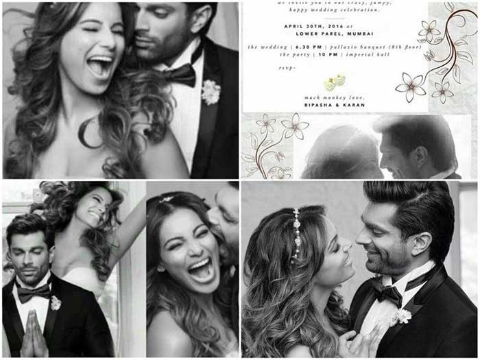 wedding cards of Bollywood