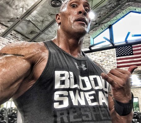 Dwayne Johnson's Workout Pictures