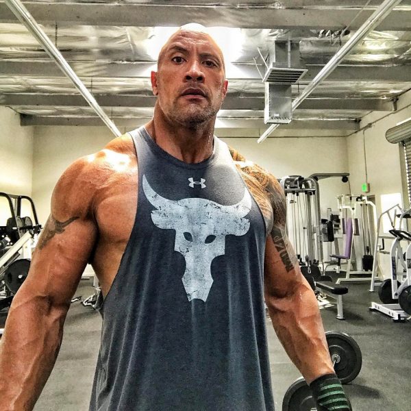 Dwayne Johnson's Workout Pictures