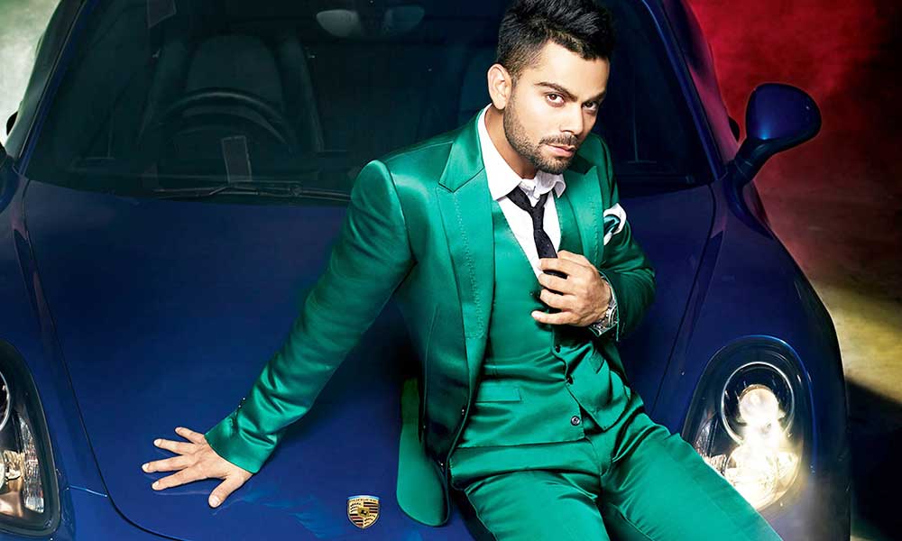 Virat Kohli and a filmstar