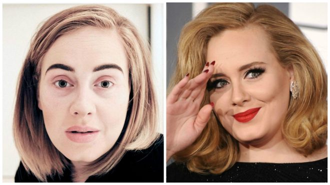 Hollywood Singers Without Make-up