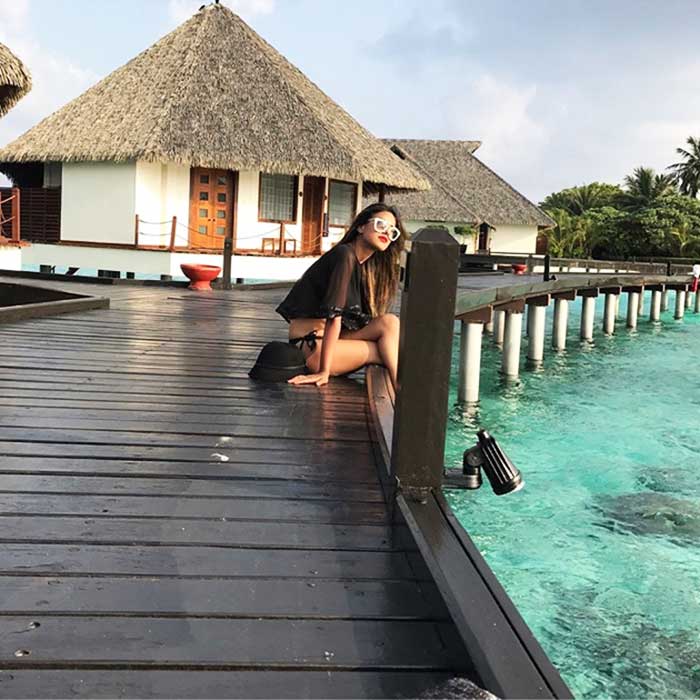 Nia Sharma vacation in Maldives