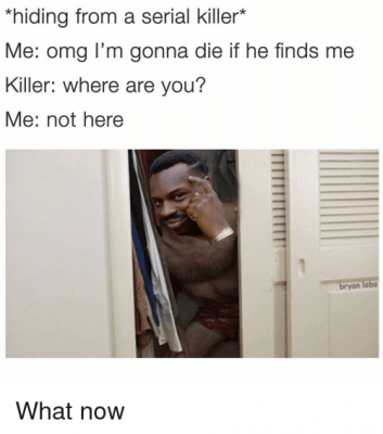 Hiding From Serial Killer Memes