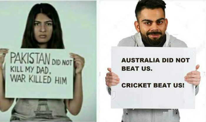 Memes that targeted Gurmehar Kaur