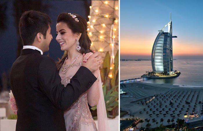 Wedding at Burj Al Arab terrace