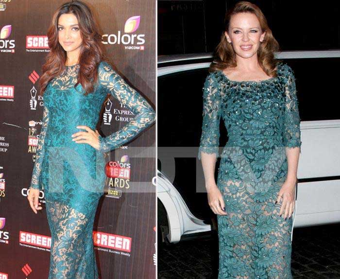 Deepika copying hollywood dresses