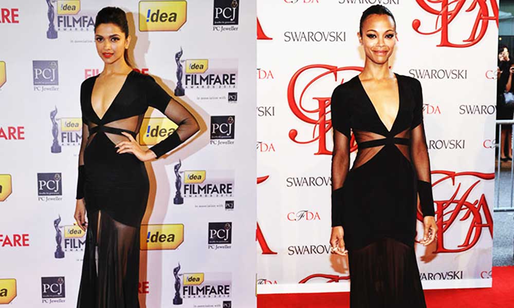 Deepika copying hollywood dresses