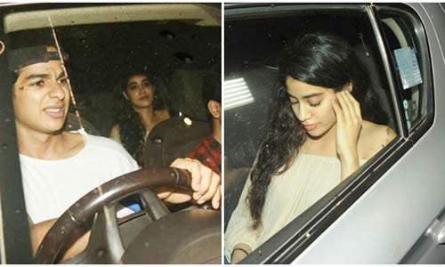 Jhanvi Kapoor and Ishaan Khattar