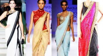 How To Give Modern Twist To Age Old Saree In A Dramatic Way And Steal The Show