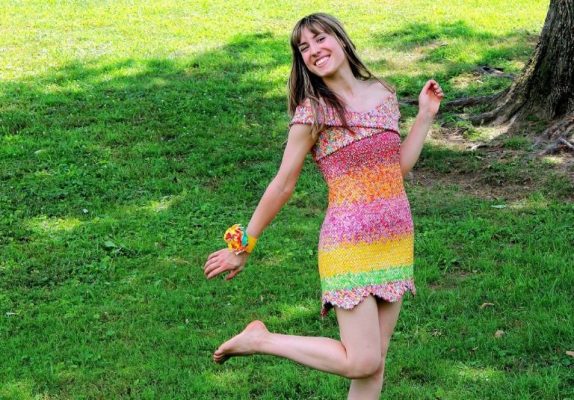 Dress Made Out Of Candy Wrappers