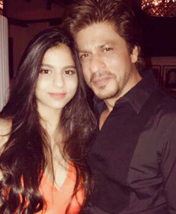 Shahrukh Khan with Suhana