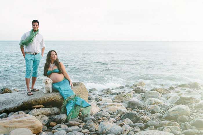 Mermaid maternity shoots