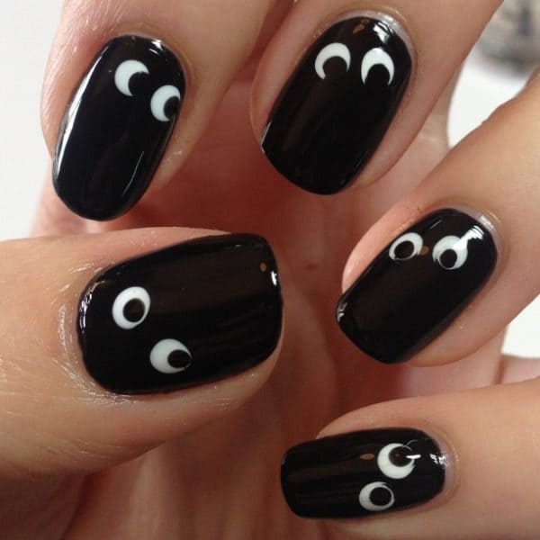 Black And White Nail Art Designs