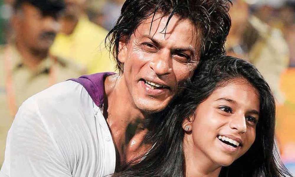 Shahrukh Khan with Suhana