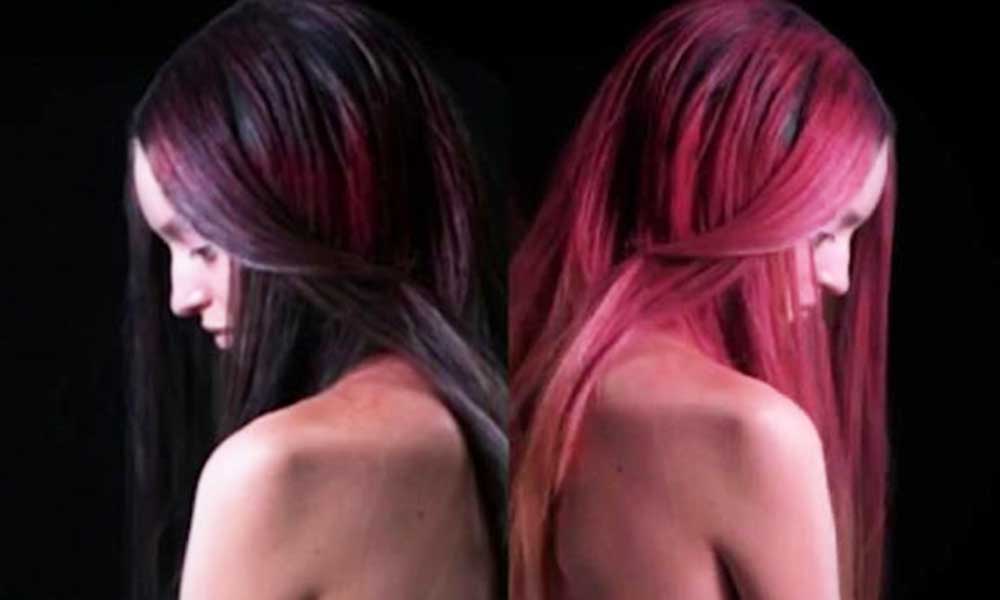 Hair dye that changes color