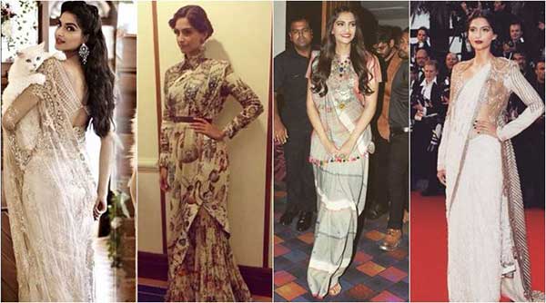 Bollywood divas in saree