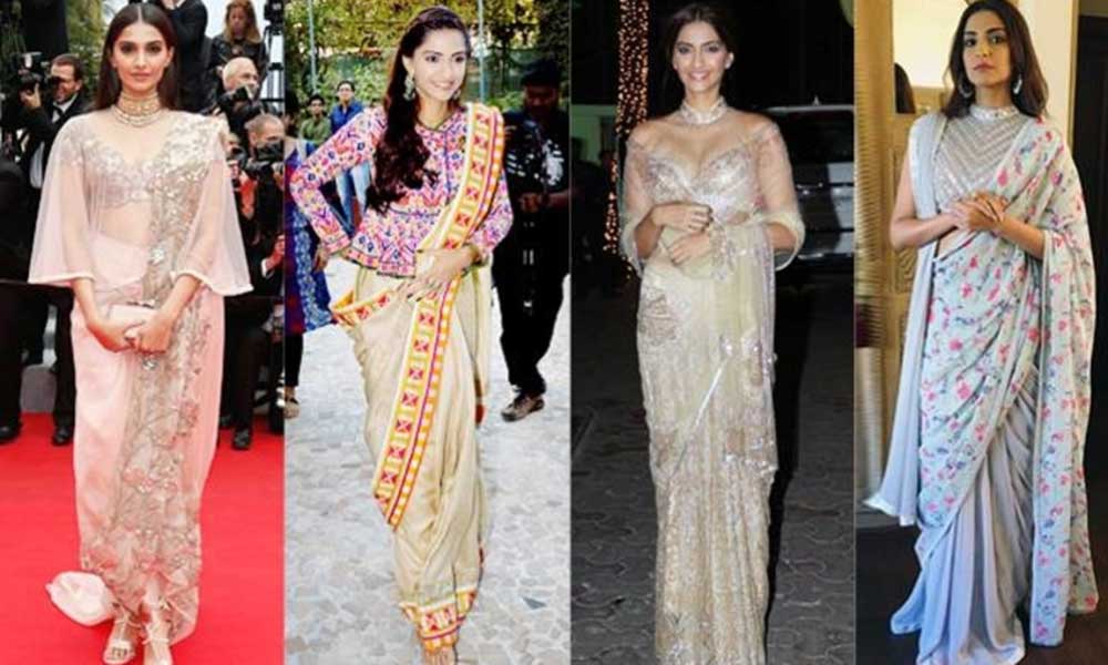 Bollywood divas in saree