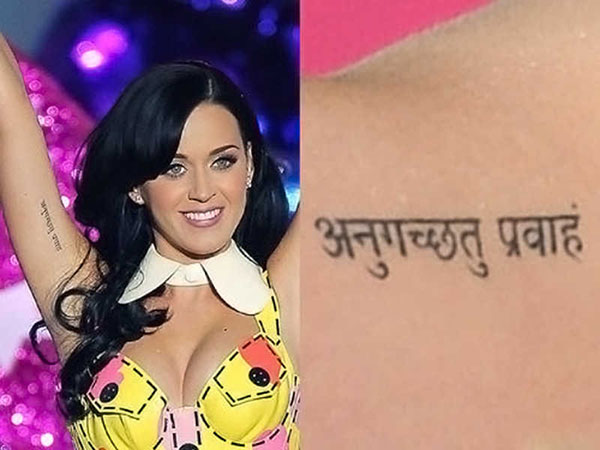 Hollywood stars who got Indian tattoos