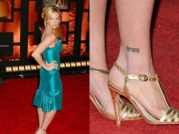 Hollywood stars who got Indian tattoos