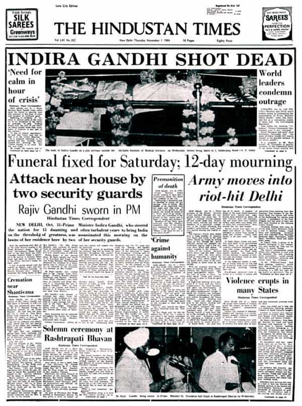 Landmark news headlines in India