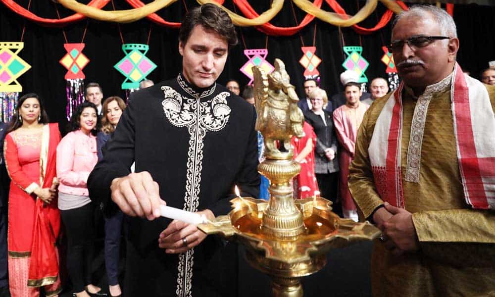 Justin Trudeau Celebrates Diwali