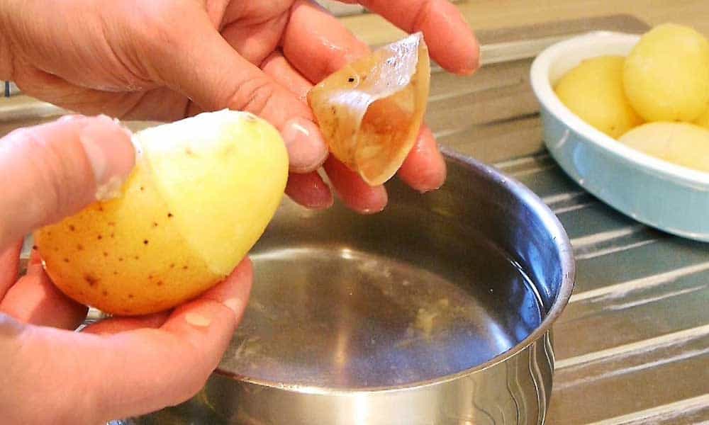 Ways to peel fruits vegetables