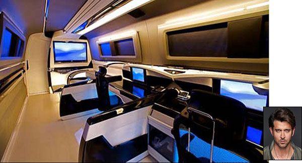 Luxurious vanity vans