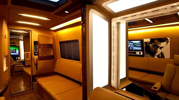 Luxurious vanity vans