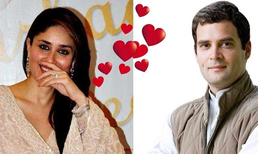 Acress Kareena Kapoor Wanted To Date Rahul Gandhi!