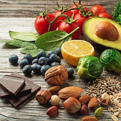 Diet for eyes and skins