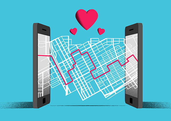 Distance relationship comparison