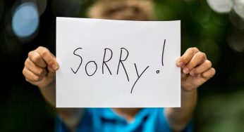 Do Not Suffocate Yourself By Saying Sorry