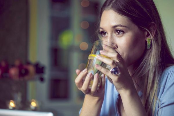 woman-drinking-water alcoholic people