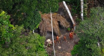 Uncontacted Culture of Huaorani People From Amazon Rainforest