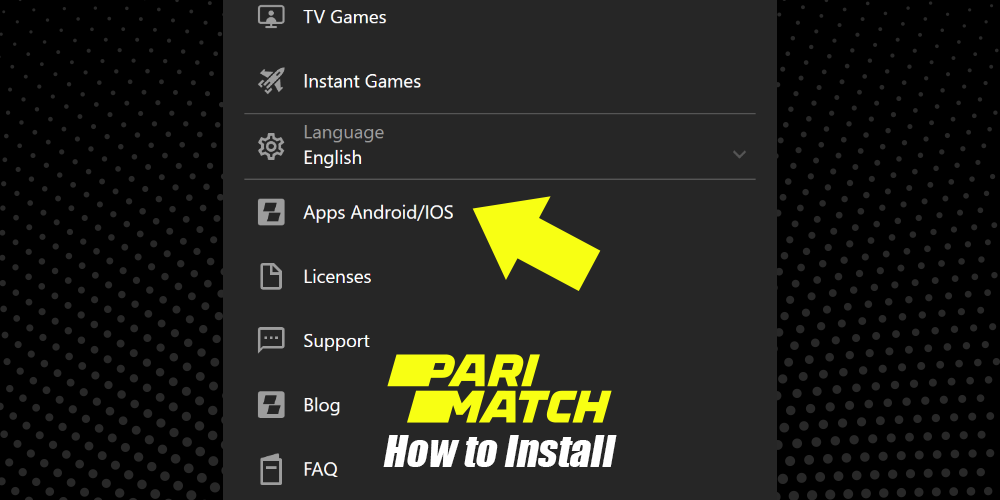 Install Parimatch App