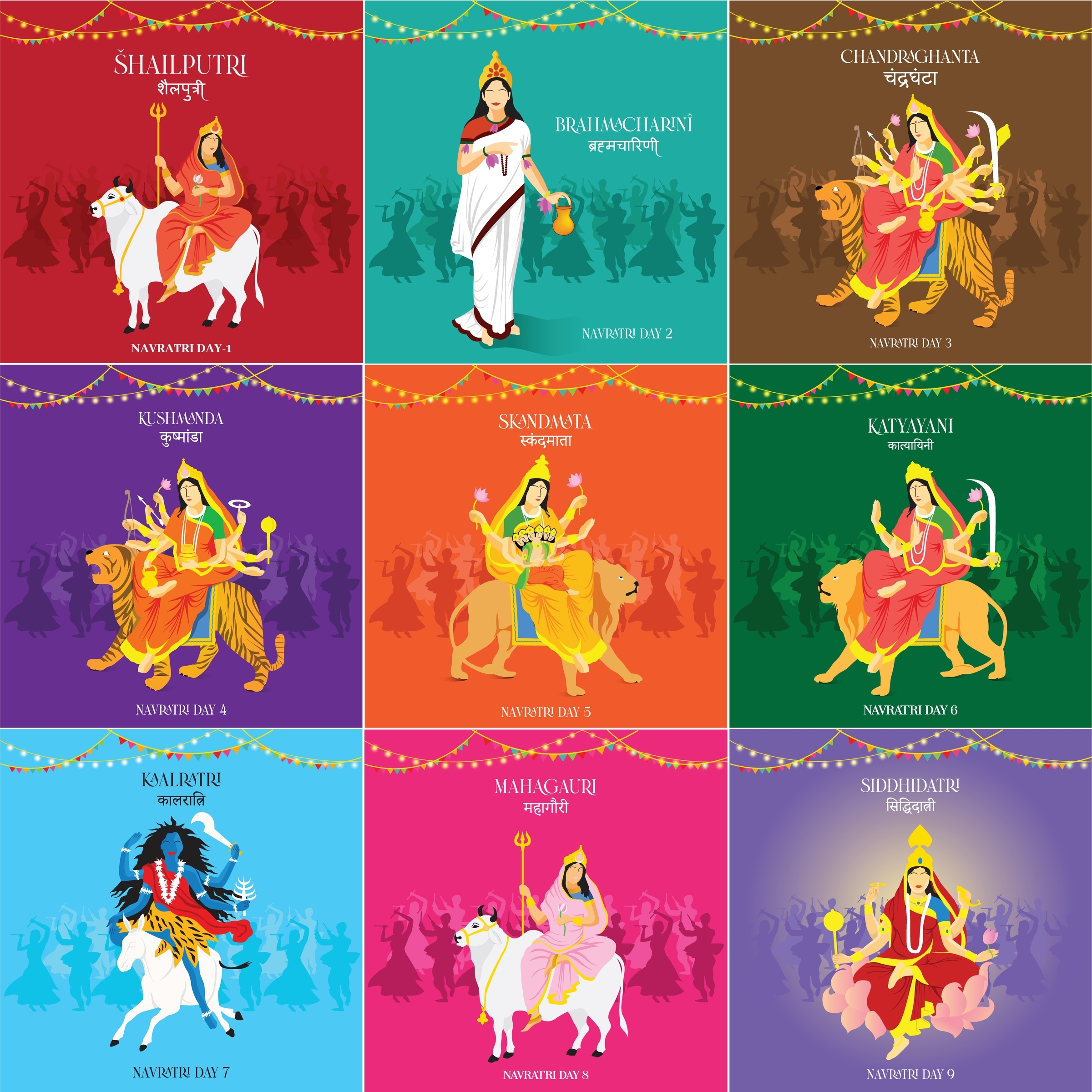 What Are The Significance Of Celebrating Nine Days Of Navratri? Chart Making For Navratri