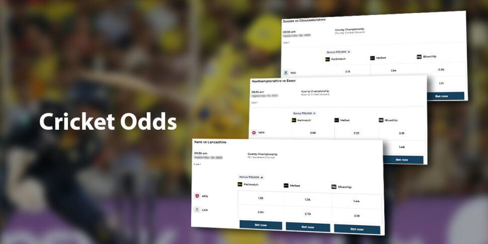 Guide for Live Cricket odds for cricket betting