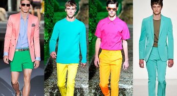 Time for men to go bold with neon colors