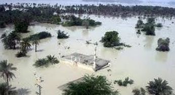 8,000 affected in Pakistan flood