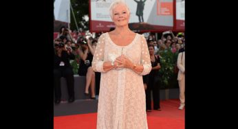 Judi Dench wears Indian creation at Venice fest