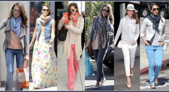Ways to style a scarf