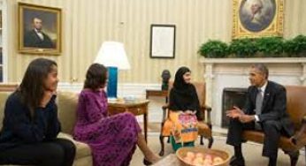 Obamas salute Malala’s inspiring work on girls’ education