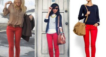 How to wear red pants