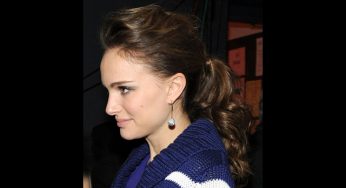 Glam up ponytail the Natalie Portman way