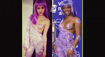 Miley dresses like Lil’ Kim