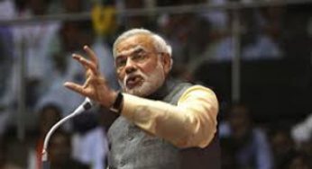 Modi accuses Congress of suppressing freedom of expression