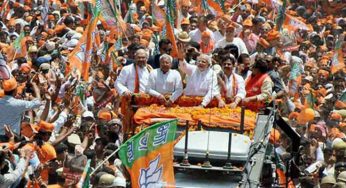 Massive Roadshows In A Day And #NaMoWinsVaranasi On Twitter!