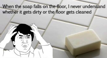 What Happens When Soap Falls On The Bathroom Floor?