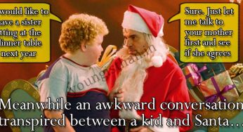 When Santa Clause Promised The Kid A Baby Sister…